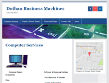 Tablet Screenshot of dothanbusinessmachines.com